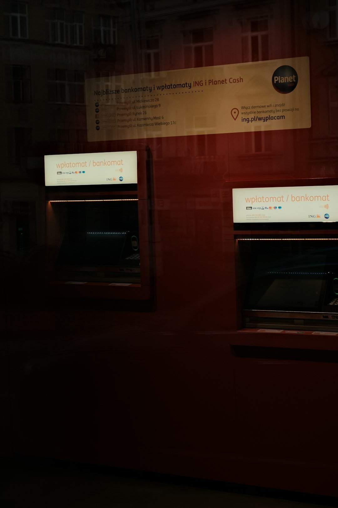 A couple of machines sitting next to each other