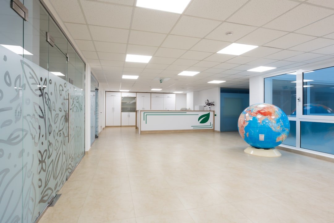 white and blue wooden cabinet